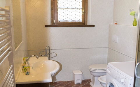 Villa Camelia: Bathroom, Room, Property, Floor, Interior Design, Building, Tile, House, Plumbing Fixture, Sink