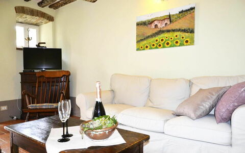 Villa Il Borgo: Room, Property, Furniture, Interior Design, Living Room, House, Real Estate, Building, Table, Bedroom