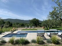 Swimming pool and outdoor view