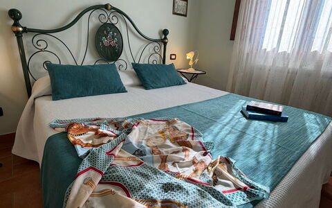 Villa Mira: Bedroom, Linens, Interior Design, Furniture, Bed Sheet, Bed, Textile, Bedding, Room, Floor