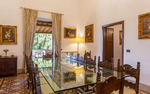 Villa Francesca: Room, Property, Interior Design, Building, House, Furniture, Dining Room, Real Estate, Table, Estate