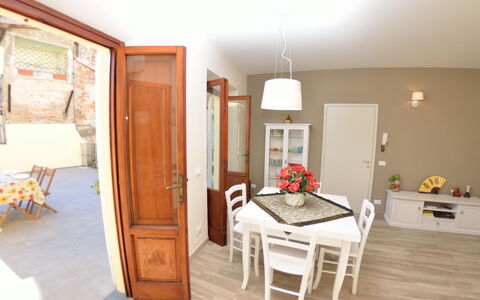 Musetta: Room, Property, Furniture, Building, Interior Design, House, Floor, Table, Real Estate, Dining Room