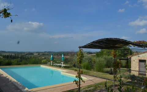 Villa Cafaggiola: Property, Swimming Pool, House, Real Estate, Vacation, Resort, Building, Leisure, Tree, Estate