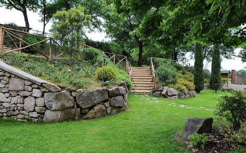 Villa Del Monte: Wall, Stone Wall, Property, Natural Landscape, Grass, Rock, Tree, Garden, Botany, Landscape