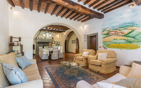 Palazzo Rosadi: Property, Room, Living Room, Building, Interior Design, Furniture, Real Estate, House, Ceiling, Home