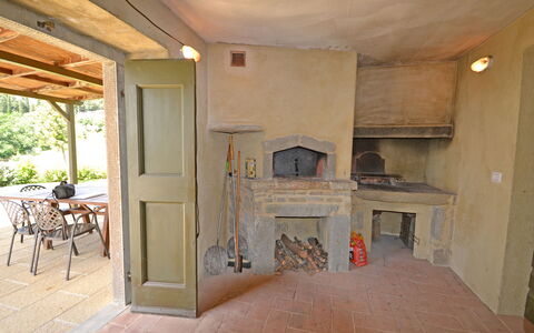 Villa Il Palazzone: Property, Room, Hearth, Building, Fireplace, Floor, Estate, House, Interior Design, Home
