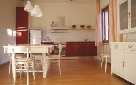 Gli Appartamenti Di Manuela: Room, Furniture, Property, Floor, Wood Flooring, Interior Design, Building, Kitchen, Hardwood, Cabinetry