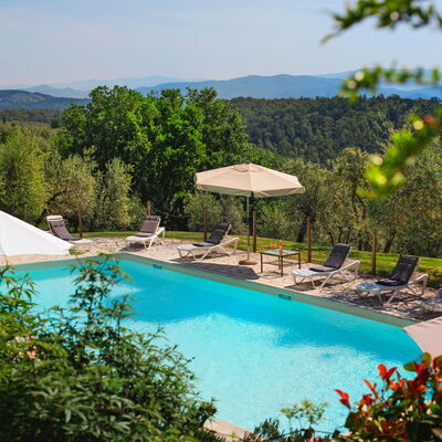 Pozzo Dei Desideri: Water, Plant, Sky, Property, Swimming Pool, Nature, Tree, Azure, Botany, Natural Landscape