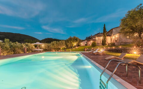 Villa Dell'angelo: Swimming Pool, Property, Resort, Real Estate, Leisure, Water, Resort Town, Vacation, Villa, Estate