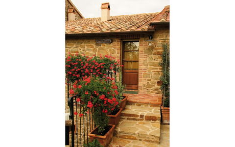 Agriturismo le Calle: Flower, Plant, Building, Window, Wood, Rectangle, Flowerpot, Petal, Brick, Tints And Shades