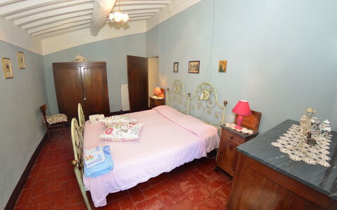 Casa Irene: Bedroom, Room, Bed, Furniture, Property, Bed Sheet, Bedding, Ceiling, Interior Design, Bed Frame