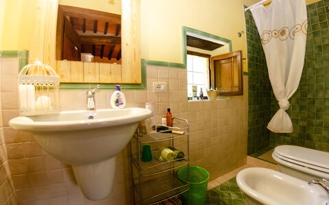 Podere L'istrice: Bathroom, Room, Property, Toilet, Interior Design, Toilet Seat, Plumbing Fixture, Wall, Floor, Tap