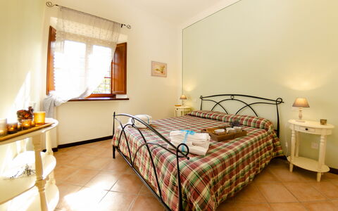 Casale 180: Bedroom, Room, Bed, Furniture, Property, Bed Sheet, Bed Frame, Floor, Interior Design, Building