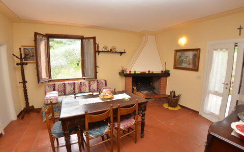 Agli Olivi: Room, Property, Furniture, Building, Interior Design, Dining Room, Floor, House, Table, Living Room