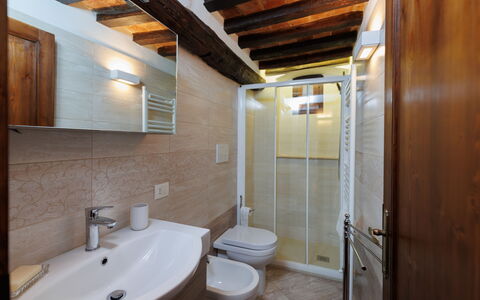 Marlene House: Mirror, Tap, Plumbing Fixture, Property, Sink, Building, Bathroom Sink, Bathroom, Interior Design, Wood