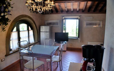 La Lama: Table, Furniture, Property, Window, Building, Chair, Wood, Interior Design, Couch, Living Room