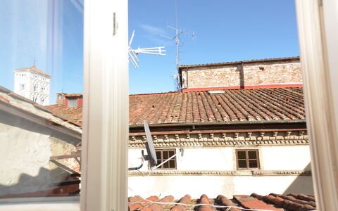 San Michele: Window, Roof, Daylighting, Room, House, Sky, Building, Architecture, Real Estate, Home