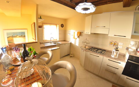 San Michele: Countertop, Room, Property, Interior Design, Kitchen, Building, Furniture, Cabinetry, Home, Real Estate