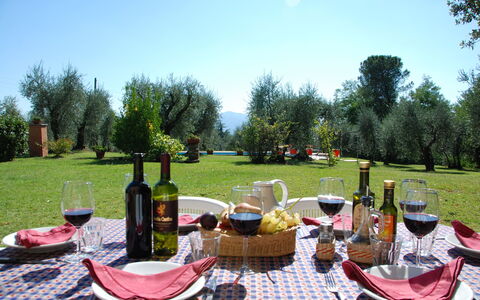 Casa Tonio: Meal, Picnic, Event, Recreation, Table, Photography, Tablecloth, Linens, Landscape, Restaurant