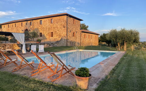 La Corte Di Campalli: Cloud, Sky, Plant, Water, Property, Building, Natural Landscape, Land Lot, Window, Swimming Pool