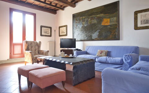 Ricavoli: Furniture, Room, Property, Living Room, Interior Design, Wall, Building, Bedroom, Bed, Ceiling