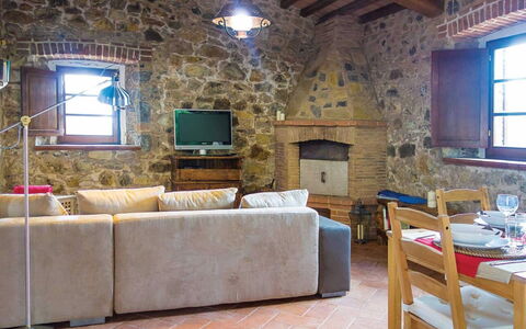 Villa Martina: Room, Property, Interior Design, Building, Wall, Furniture, Living Room, Ceiling, Stone Wall, Lighting