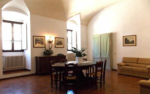 Villa Sandra: Room, Property, Building, Floor, Interior Design, Furniture, Wood Flooring, Ceiling, Hardwood, Living Room
