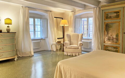 Il Mezzanino: Room, Furniture, Property, Interior Design, Ceiling, Bed, Bedroom, Building, Floor, Yellow