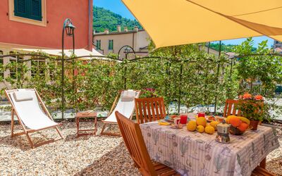 Portovecchio Apartments - Levanto: Property, Real Estate, House, Building, Room, Yellow, Vacation, Estate, Resort, Home