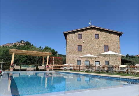 Villa Claudia: Water, Sky, Property, Plant, Azure, Swimming Pool, Tree, Building, Composite Material, Real Estate