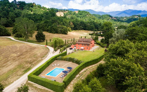 Villa Rossa: Landscape, Tree, Land Lot, Garden, Rural Area, Lawn, Cumulus, Shrub, Yard, Park