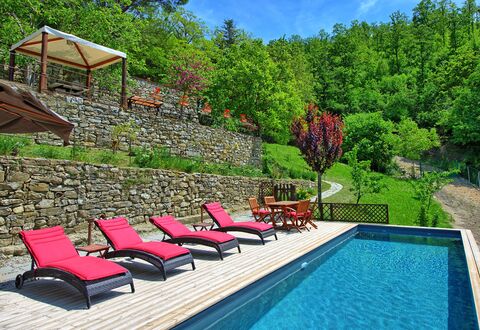 Villa Ancora: Water, Plant, Property, Sky, Green, Nature, Swimming Pool, Tree, Outdoor Furniture, Leisure