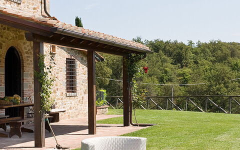 Villa Miravalle: Sky, Plant, Property, Building, Furniture, Window, Cloud, Tree, House, Shade