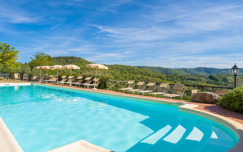 Borgo San Vincenti: Water, Sky, Plant, Cloud, Property, Swimming Pool, Blue, Tree, Outdoor Furniture, Architecture