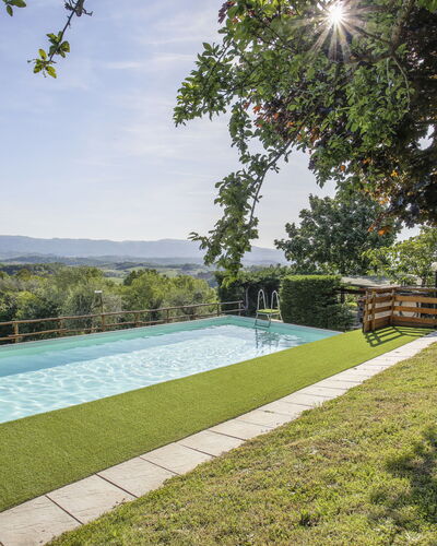 Castelfranco di Sopra 649: Swimming Pool, Land Lot, Garden, Shade, Leisure, Landscaping, Lawn, Eco Hotel, Backyard, Yard