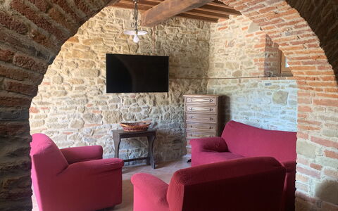 San Lorenzo: Property, Furniture, Brick, Brickwork, Wood, Interior Design, Living Room, Wall, Floor