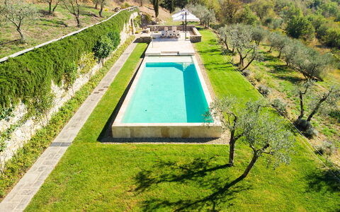 Villa Dorothea: Water, Plant, Water Resources, Nature, Natural Landscape, Tree, Land Lot, Grass, Swimming Pool, Watercourse
