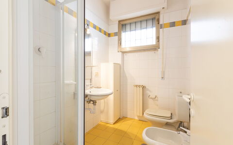 Casa Marina: Sink, Property, Plumbing Fixture, Tap, Building, Bathroom Sink, Bathroom, Purple, Interior Design