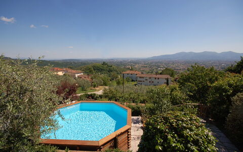 Alla Collina Del Sole: Sky, Water, Plant Community, Plant, Swimming Pool, Natural Landscape, Tree, Vegetation, Land Lot, Landscape