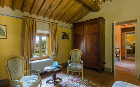 Villa Guamo: Picture Frame, Building, Furniture, Property, Table, Chair, Wood, Interior Design, Living Room, Architecture