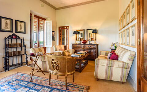 Villa Agnola: Picture Frame, Property, Wood, Interior Design, Floor, Flooring, Hardwood, Living Room, Real Estate, Drawer