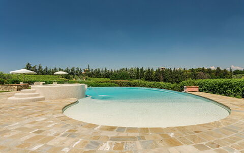 Sole Del Chianti: Sky, Water, Building, Swimming Pool, Tree, House, Plant, Leisure, Landscape, Real Estate