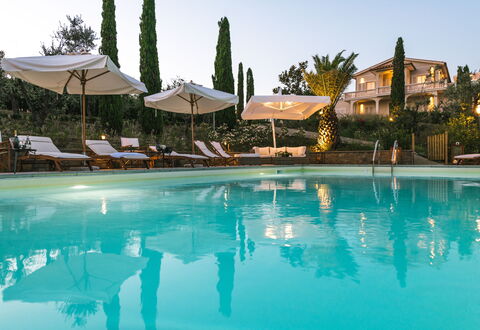 Le Due Ville: Water, Sky, Swimming Pool, Building, Tree, Plant, Arecales, Umbrella, Outdoor Furniture, Leisure