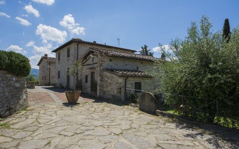 Borgo Delle Fonti: Plant, Sky, Window, Building, Cloud, House, Land Lot, Road Surface, Cottage, Tree