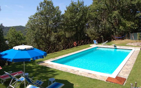 Le Piane: Water, Plant, Swimming Pool, Azure, Blue, Shade, Building, Sky, Architecture, Tree