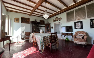 Casa Patrizia: Picture Frame, Furniture, Property, Wood, Table, Interior Design, Floor, Flooring, Living Room, Building