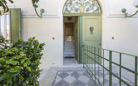 La Villetta: Building, Plant, Property, White, Door, House, Architecture, Wood, Wall