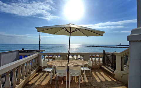 Casa Riva: Sky, Water, Cloud, Table, Property, Light, Azure, Shade, Building, Outdoor Furniture