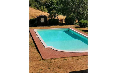 La Casa nel Borgo: Water, Furniture, Swimming Pool, Building, Table, Shade, Outdoor Furniture, Rectangle, Tree, Wood