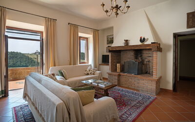 Villa: Furniture, Property, Picture Frame, Window, Wood, Azure, Interior Design, Lighting, Living Room, Building